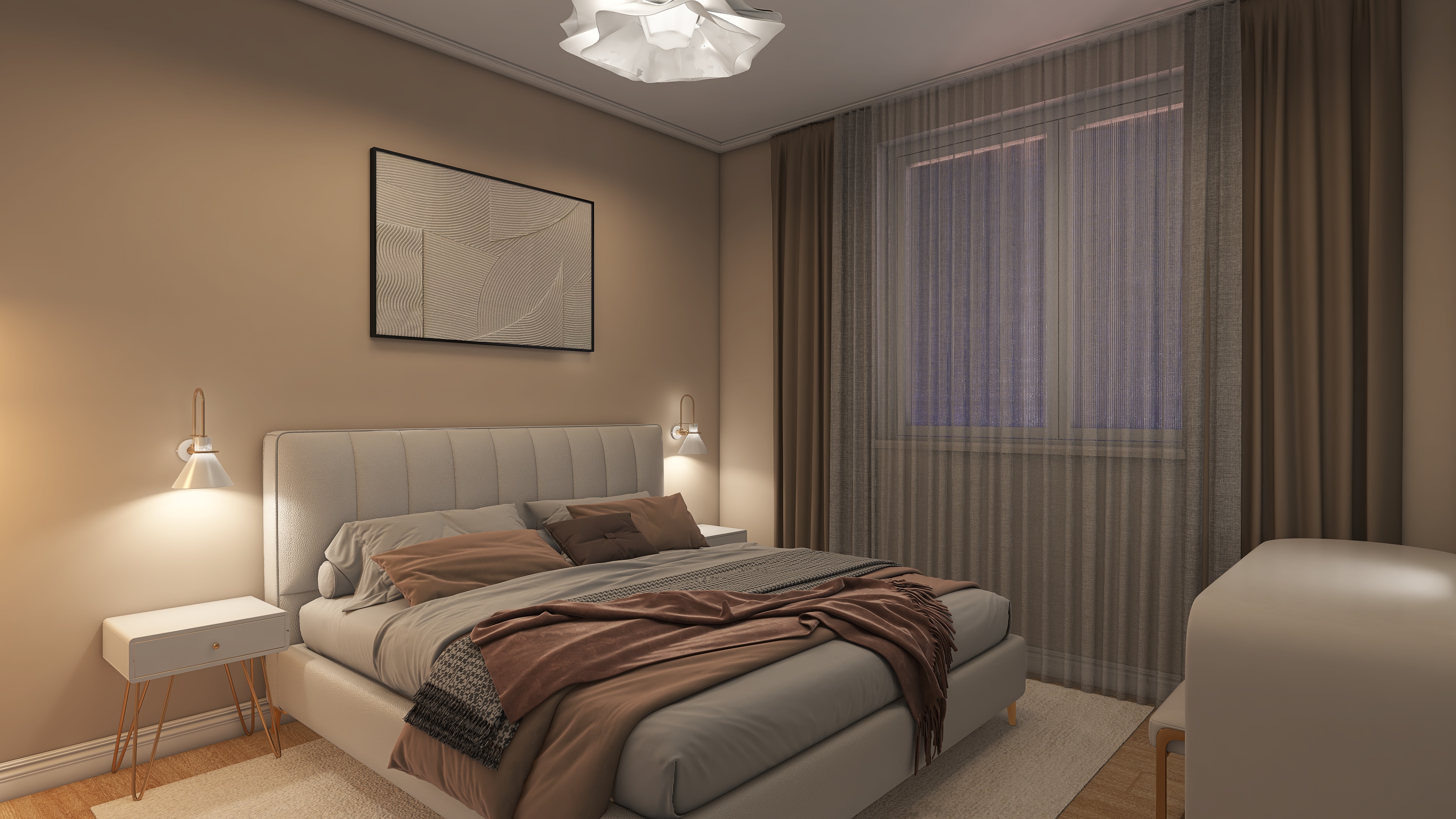 Dormitor — Apartament 2 Camere