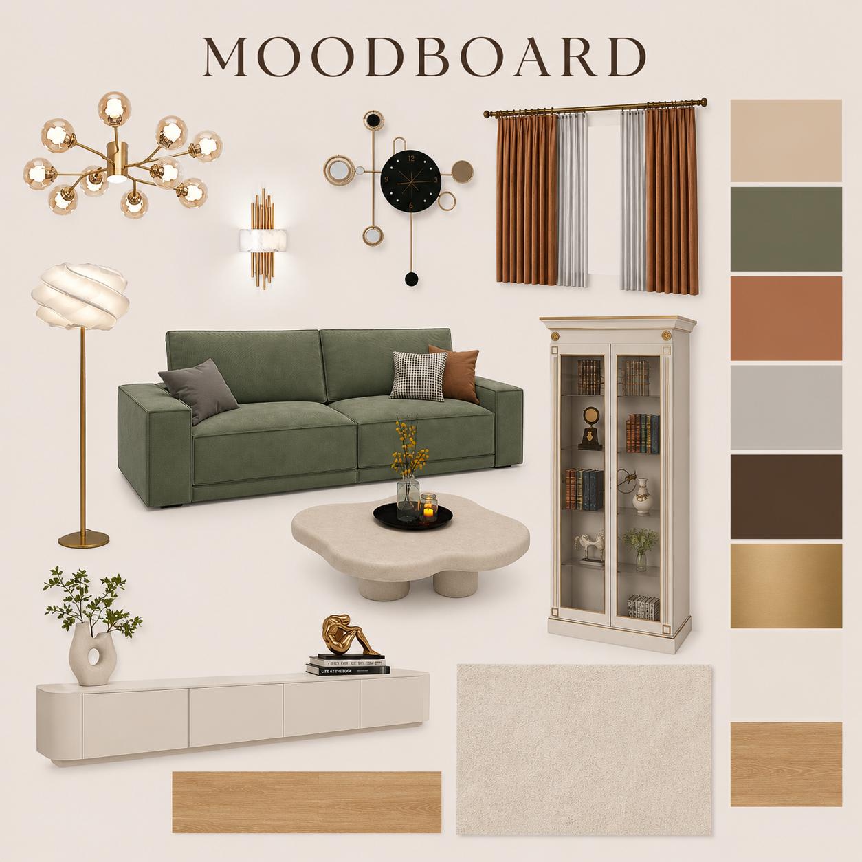 Moodboard 1 — Apartament 2 Camere