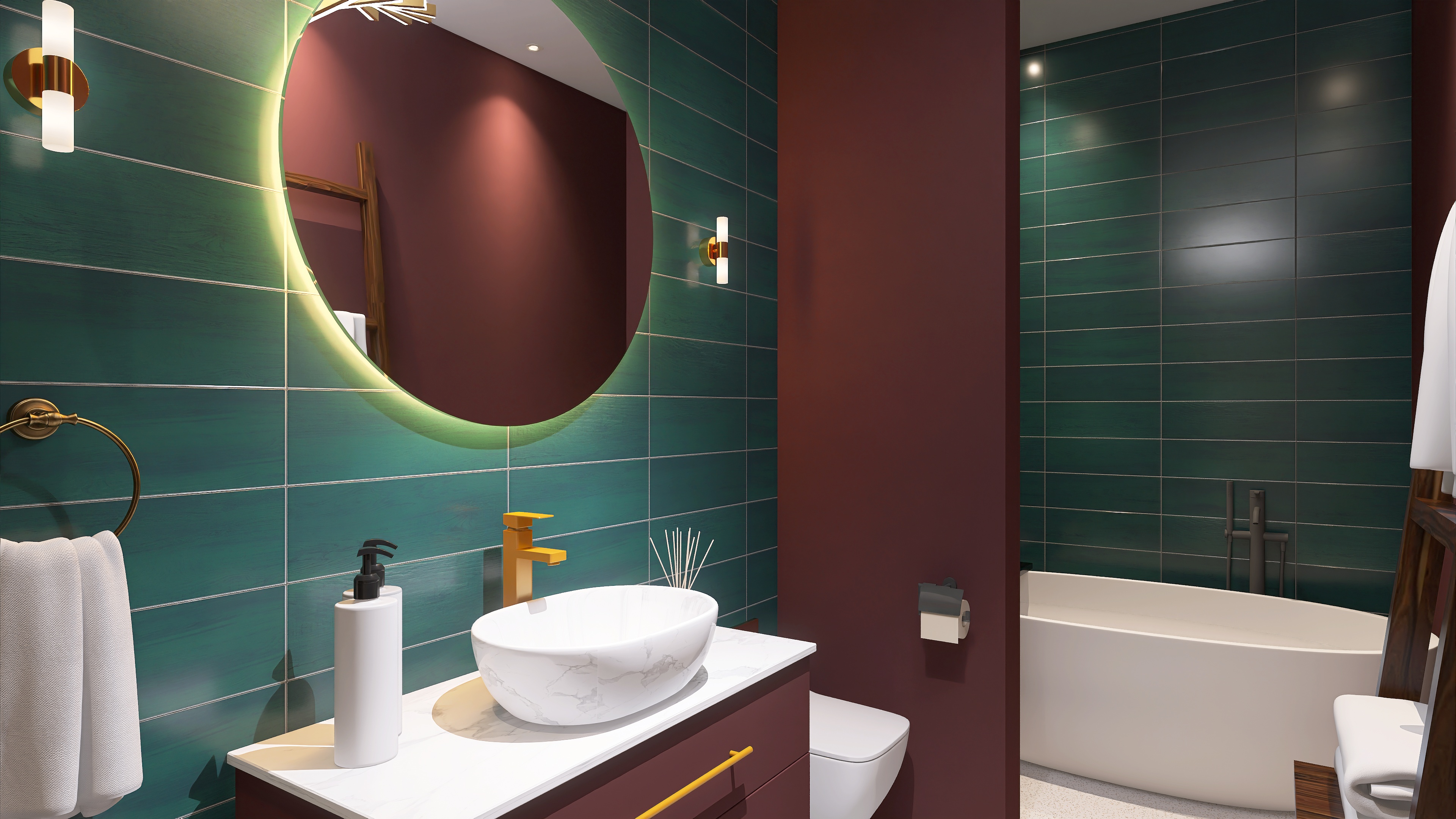 Baie – Petrol & Bordo